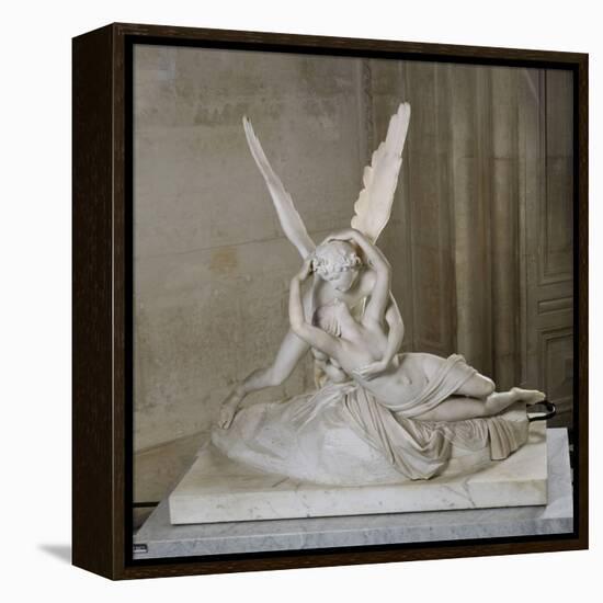 Psyché ranimée par le baiser de l'Amour-Antonio Canova-Framed Premier Image Canvas