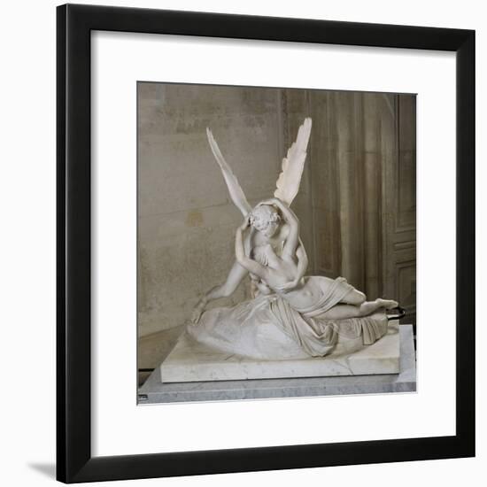 Psyché ranimée par le baiser de l'Amour-Antonio Canova-Framed Giclee Print