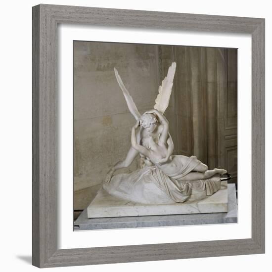 Psyché ranimée par le baiser de l'Amour-Antonio Canova-Framed Giclee Print