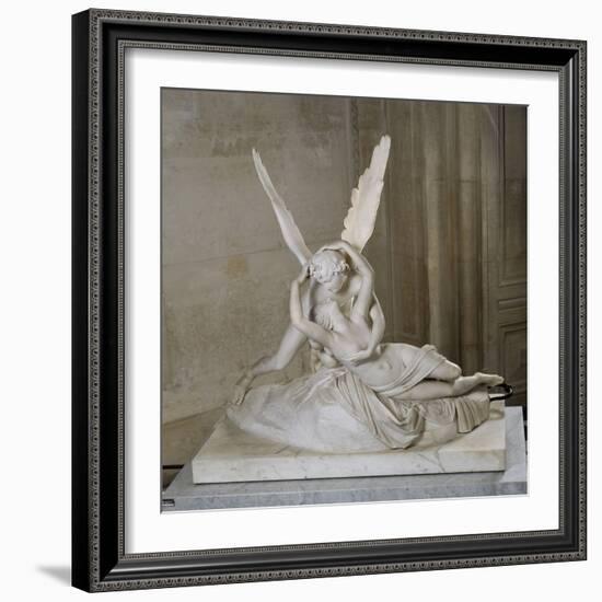 Psyché ranimée par le baiser de l'Amour-Antonio Canova-Framed Giclee Print