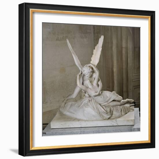 Psyché ranimée par le baiser de l'Amour-Antonio Canova-Framed Giclee Print