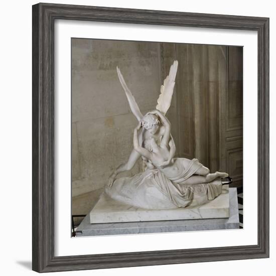 Psyché ranimée par le baiser de l'Amour-Antonio Canova-Framed Giclee Print