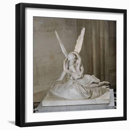 Psyché ranimée par le baiser de l'Amour-Antonio Canova-Framed Giclee Print