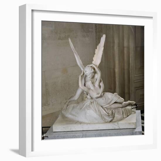 Psyché ranimée par le baiser de l'Amour-Antonio Canova-Framed Giclee Print