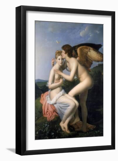 Psyche Receiving the First Kiss of Cupid, 1798-Francois Pascal Simon Gerard-Framed Giclee Print