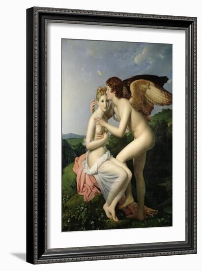 Psyche Receiving the First Kiss of Cupid, 1798-Francois Gerard-Framed Giclee Print