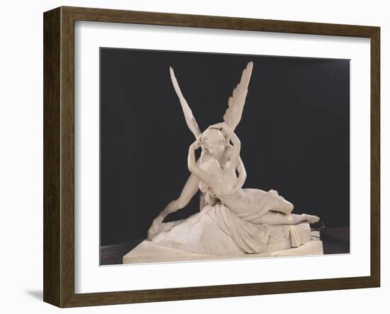 Psyche Revived by the Kiss of Love, 1787-93-Antonio Canova-Framed Giclee Print
