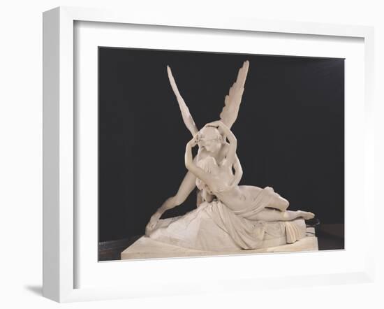 Psyche Revived by the Kiss of Love, 1787-93-Antonio Canova-Framed Giclee Print