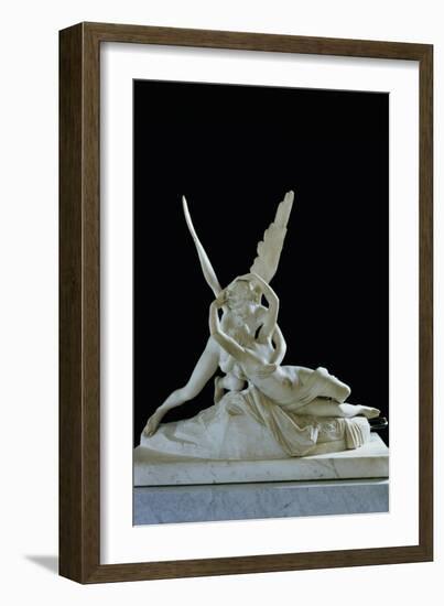 Psyche Revived by the Kiss of Love, 1787-Antonio Canova-Framed Giclee Print