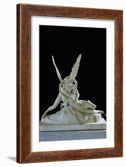 Psyche Revived by the Kiss of Love, 1787-Antonio Canova-Framed Giclee Print