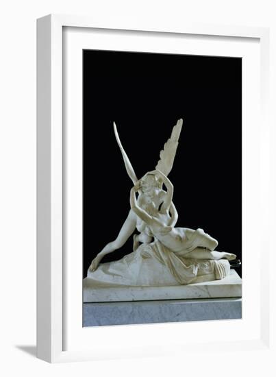 Psyche Revived by the Kiss of Love, 1787-Antonio Canova-Framed Giclee Print