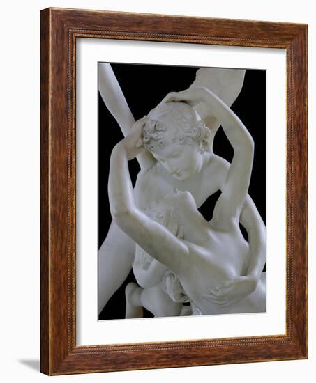 Psyche Revived by the Kiss of Love (Detail)-Antonio Canova-Framed Giclee Print