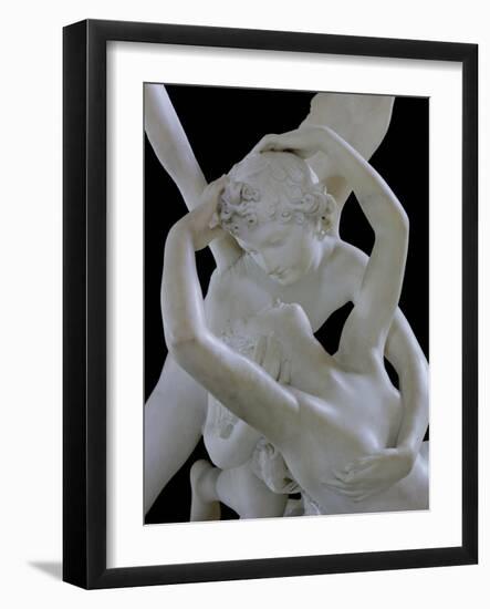 Psyche Revived by the Kiss of Love (Detail)-Antonio Canova-Framed Giclee Print