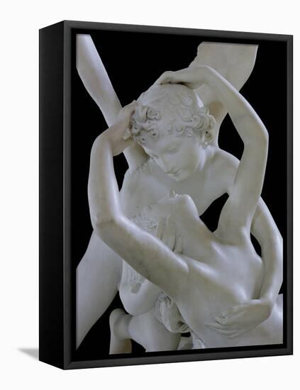 Psyche Revived by the Kiss of Love (Detail)-Antonio Canova-Framed Premier Image Canvas