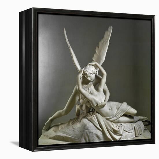 Psyche Revived by the Kiss of Love (Sculpture, 1787-1793)-Antonio Canova-Framed Premier Image Canvas