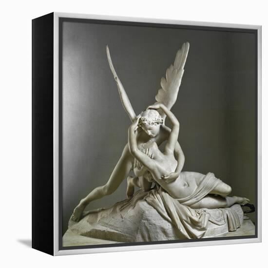 Psyche Revived by the Kiss of Love (Sculpture, 1787-1793)-Antonio Canova-Framed Premier Image Canvas