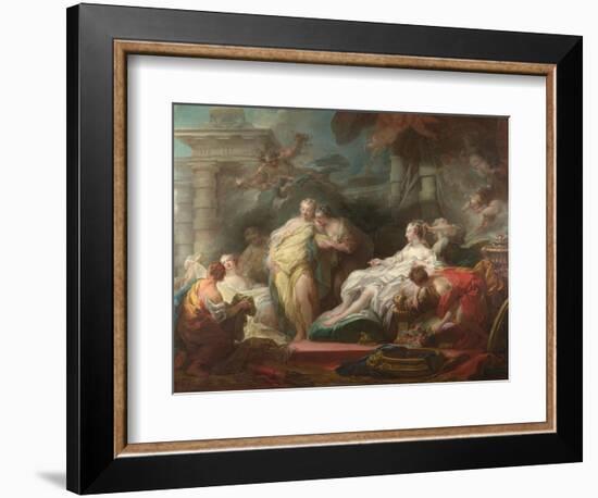 Psyche Showing Her Sisters Her Gifts from Cupid, 1753-Jean-Honoré Fragonard-Framed Giclee Print