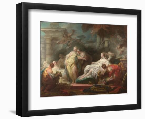 Psyche Showing Her Sisters Her Gifts from Cupid, 1753-Jean-Honoré Fragonard-Framed Giclee Print