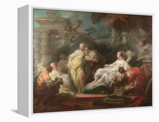 Psyche Showing Her Sisters Her Gifts from Cupid, 1753-Jean-Honoré Fragonard-Framed Premier Image Canvas