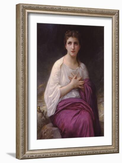 Psyche-William Adolphe Bouguereau-Framed Art Print