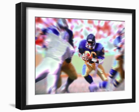 Psychedelic Football-null-Framed Photographic Print