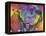 Psychedelic Lab-Dean Russo-Framed Premier Image Canvas