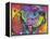 Psychedelic Lab-Dean Russo-Framed Premier Image Canvas