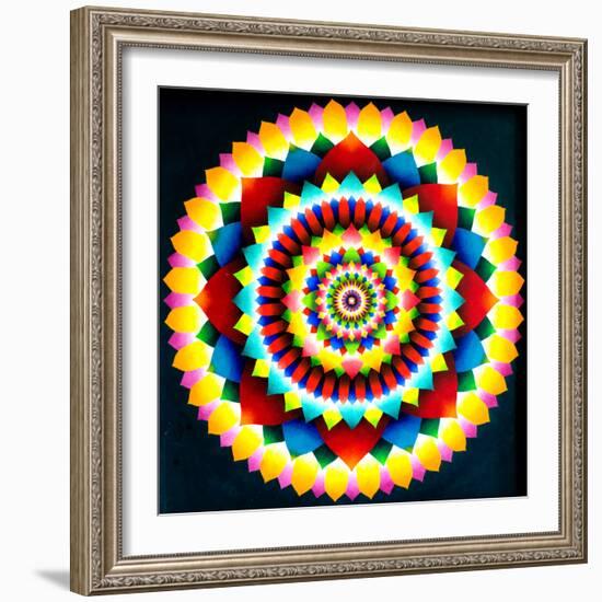 Psychedelic Mandala, 1969-Larry Smart-Framed Giclee Print