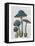 Psychedelic Mushrooms 1-Fab Funky-Framed Stretched Canvas
