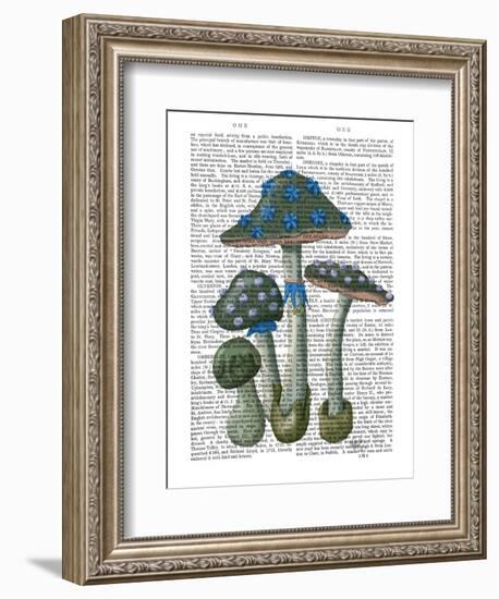 Psychedelic Mushrooms 1-Fab Funky-Framed Art Print