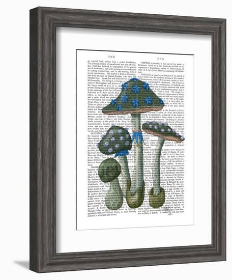 Psychedelic Mushrooms 1-Fab Funky-Framed Art Print