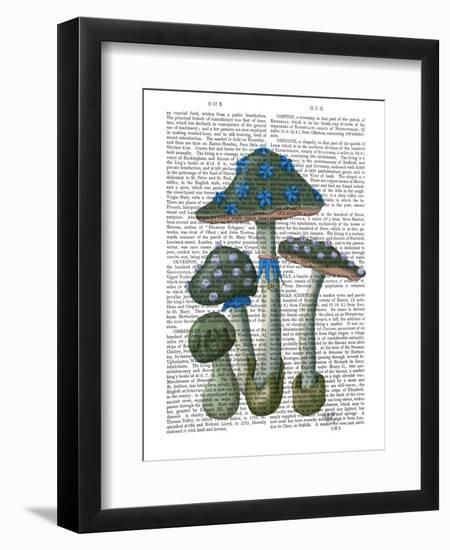 Psychedelic Mushrooms 1-Fab Funky-Framed Art Print