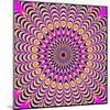 Psychedelic Pink-Nemosdad-Mounted Art Print