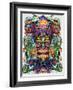 Psychedelic Tiki Creature-FlyLand Designs-Framed Giclee Print