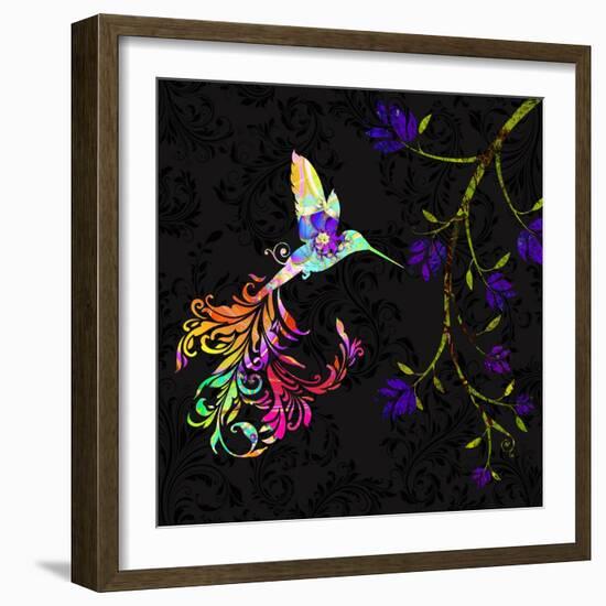 Psychedelic Twilight-Tina Lavoie-Framed Giclee Print