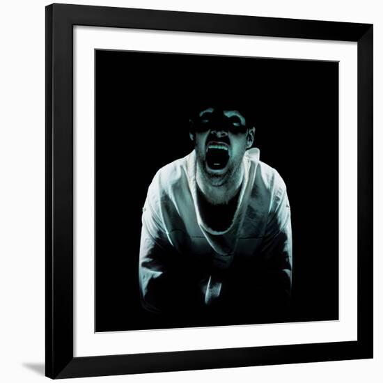 Psychiatric Patient-Kevin Curtis-Framed Photographic Print