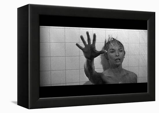 PSYCHO, 1960 directed by ALFRED HITCHCOCK Janet Leigh (b/w photo)-null-Framed Stretched Canvas