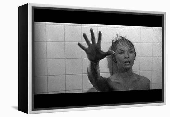 PSYCHO, 1960 directed by ALFRED HITCHCOCK Janet Leigh (b/w photo)-null-Framed Stretched Canvas