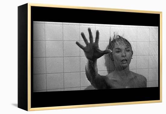 PSYCHO, 1960 directed by ALFRED HITCHCOCK Janet Leigh (b/w photo)-null-Framed Stretched Canvas