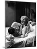 PSYCHO, 1960 directed by ALFRED HITCHCOCK John Gavin / Janet Leigh (b/w photo)-null-Mounted Photo