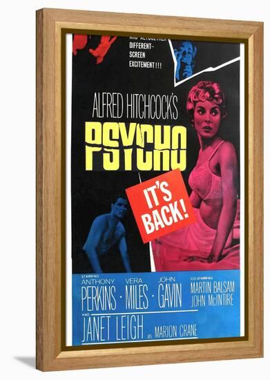 Psycho, 1960-null-Framed Stretched Canvas