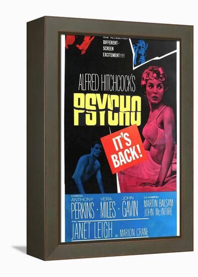 Psycho, 1960-null-Framed Stretched Canvas