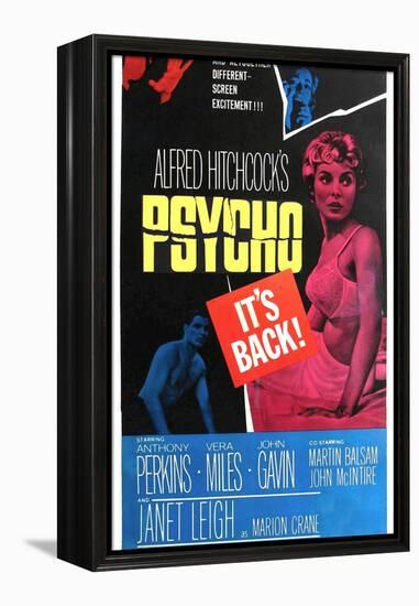 Psycho, 1960-null-Framed Stretched Canvas