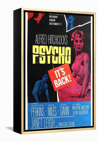 Psycho, 1960-null-Framed Stretched Canvas