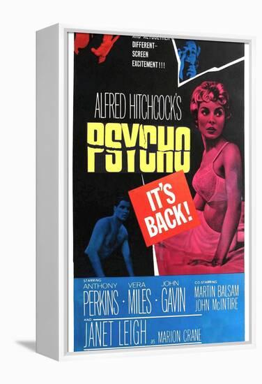 Psycho, 1960-null-Framed Stretched Canvas