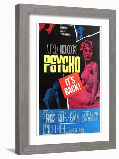 Psycho, 1960-null-Framed Art Print