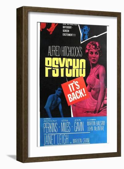 Psycho, 1960-null-Framed Art Print