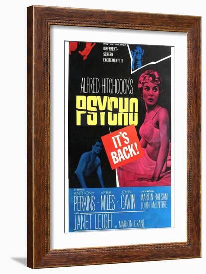 Psycho, 1960-null-Framed Art Print