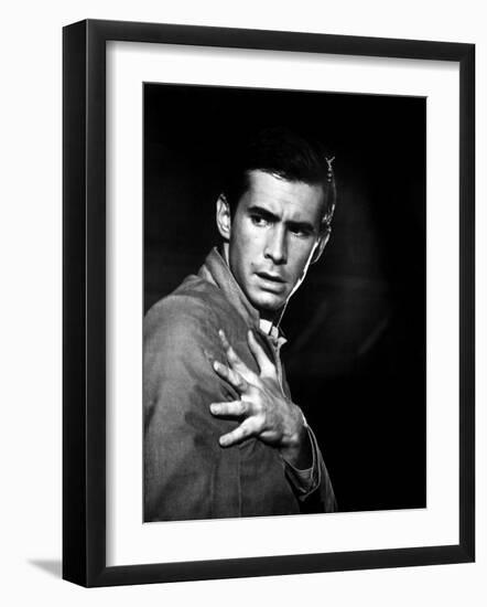 Psycho, Anthony Perkins, 1960-null-Framed Photo