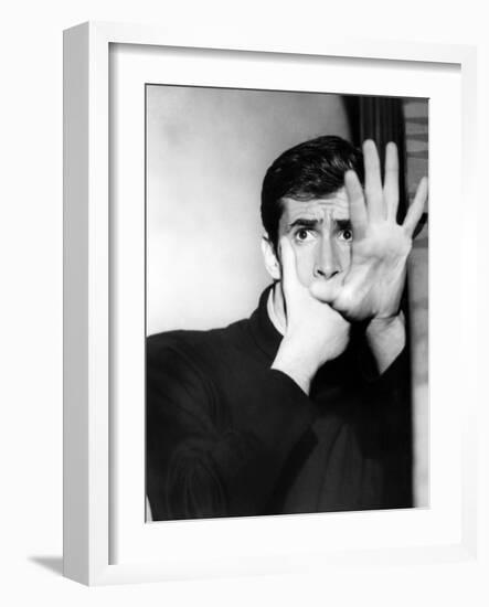 Psycho, Anthony Perkins, 1960-null-Framed Photo